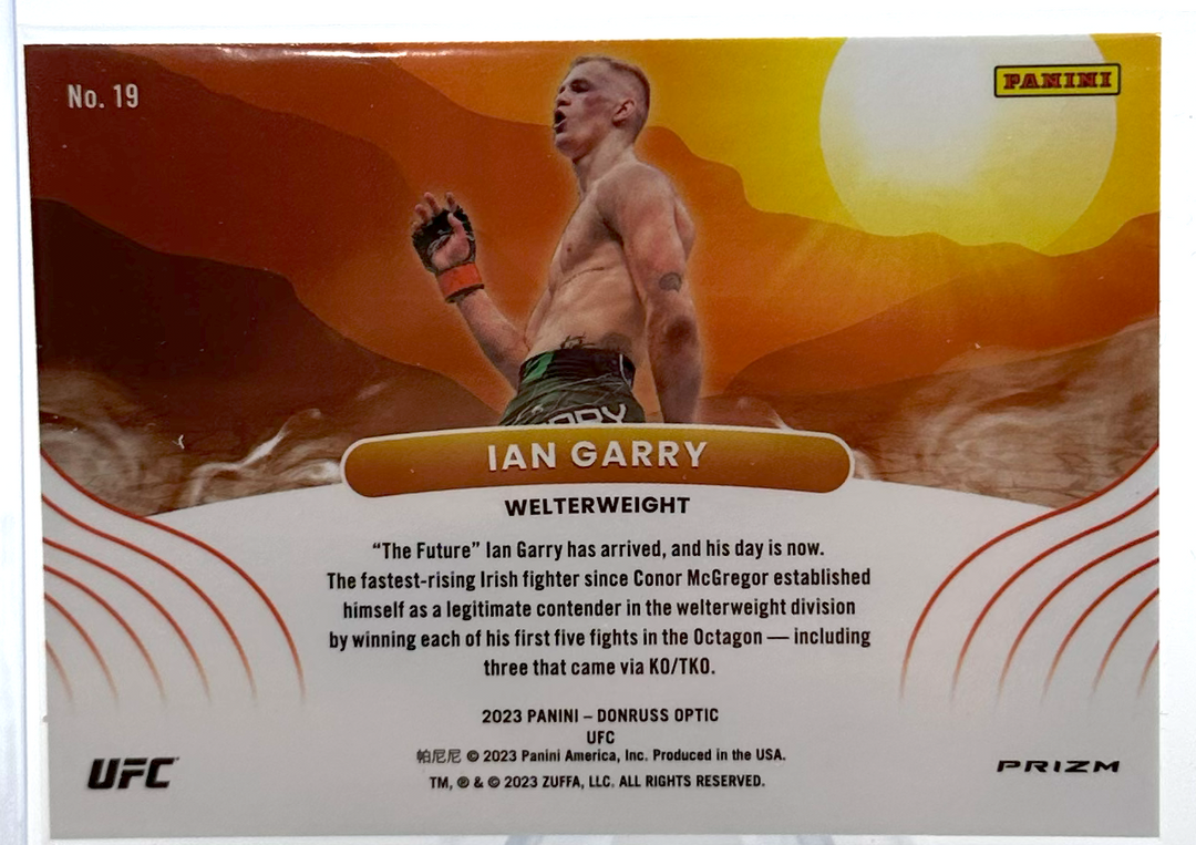 2023 Panini Donruss Optic UFC - Ian Garry 19 - White Sparkle