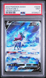 Suicune GG38/GG70 Crown Zenith - 2023 Pokemon - PSA 9