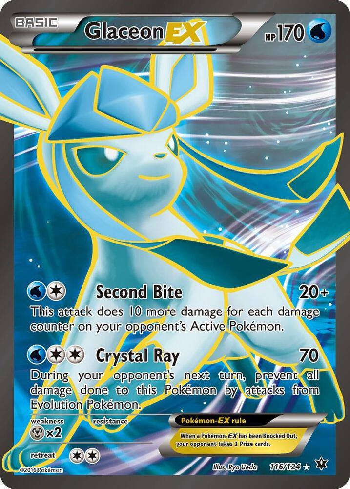 Glaceon EX (Full Art) - XY - Fates Collide (FCO)