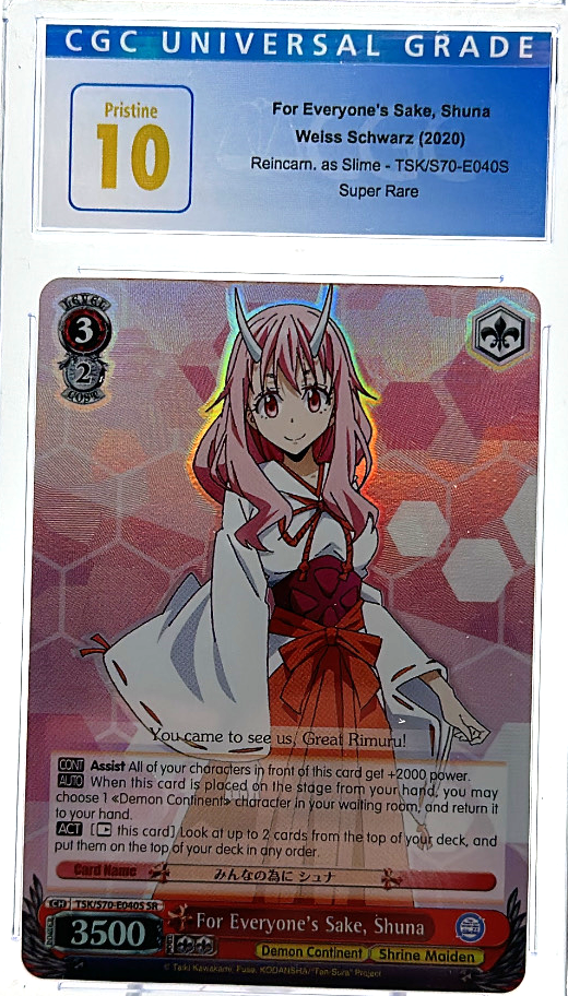 For Everyone's Sake, Shuna TSK/S70-E040S SR - Weiss Schwarz - CGC 10