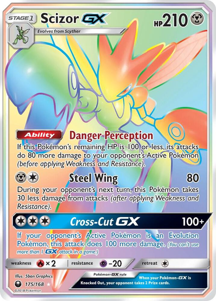 Scizor GX (Secret) - SM - Celestial Storm (CES)