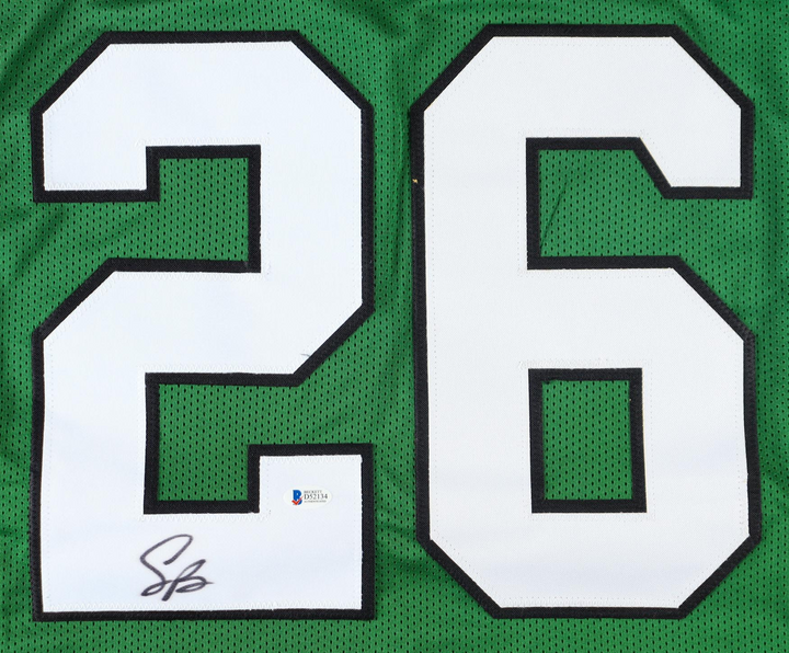 Saquon Barkley Autographed Signed Custom Jersey - Beckett Certified