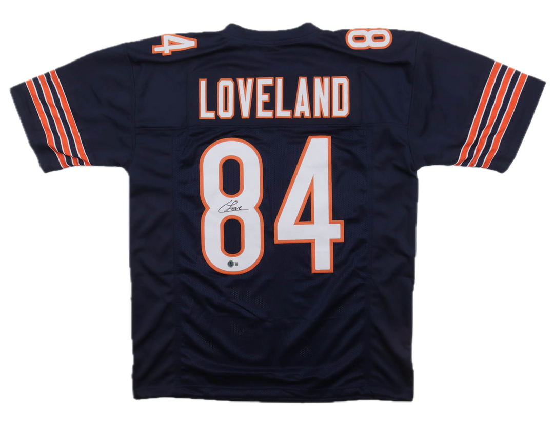 Colston Loveland Autographed Signed Custom Jersey - (Beckett)
