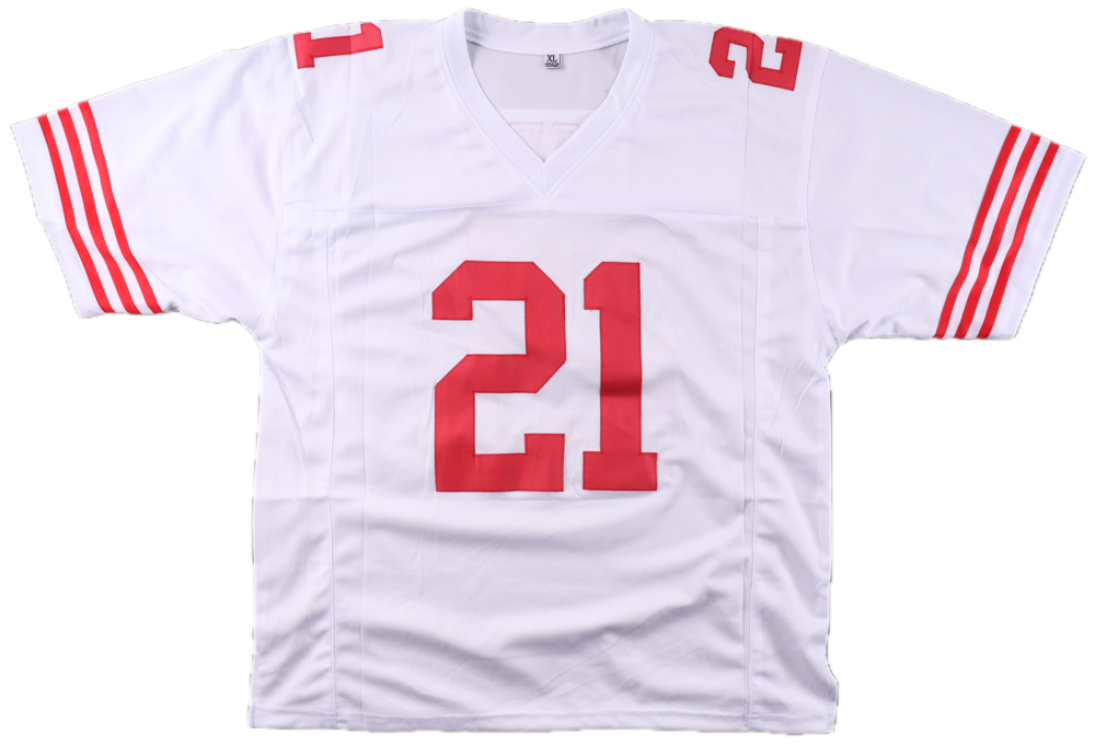 Frank Gore Autographed Signed Custom White 49er's Jersey - JSA Certified