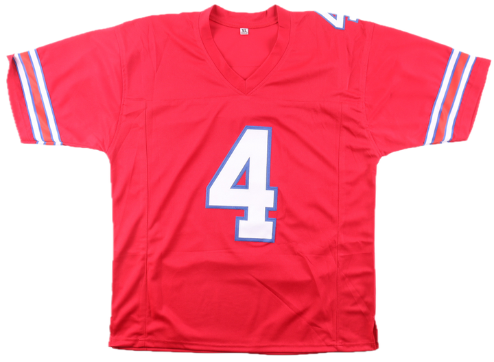 James Cook Signed Autographed Red Custom Jersey