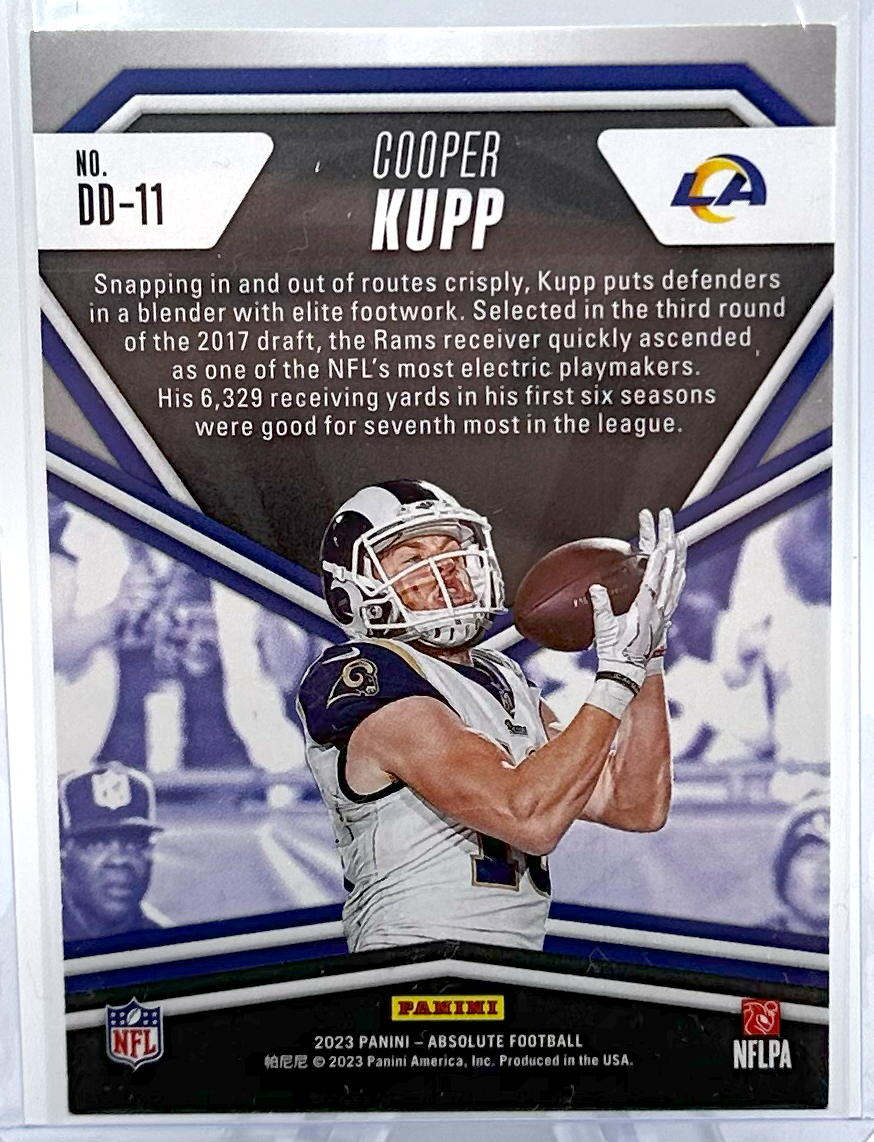 2023 Panini Absolute Football - Cooper Kupp DD-11 - Gold /10