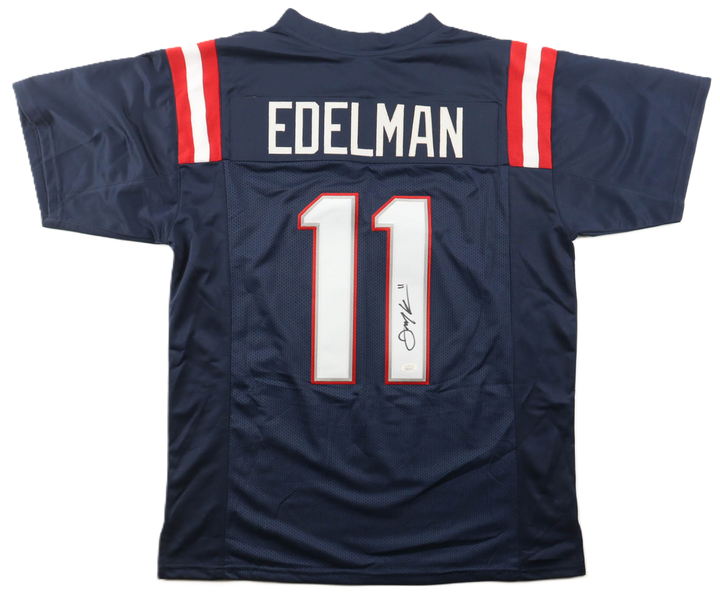 Julian Edelman Autographed Signed Football Jersey (JSA)