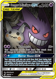 Gengar & Mimikyu GX (Alternate Full Art) - SM - Team Up (SM9)
