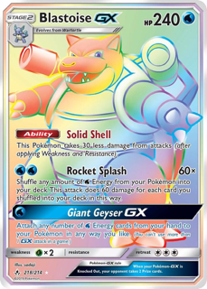 Blastoise GX (Secret) - SM - Unbroken Bonds (SM10)