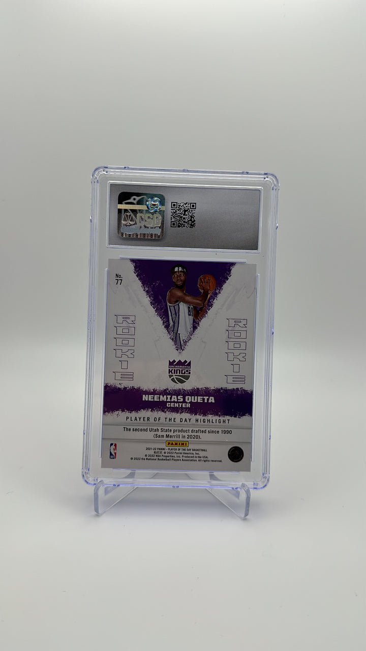 2021-22 Panini Player of the Day - Neemias Queta 77 - Kaboom /99 - CSG CGC 9.5