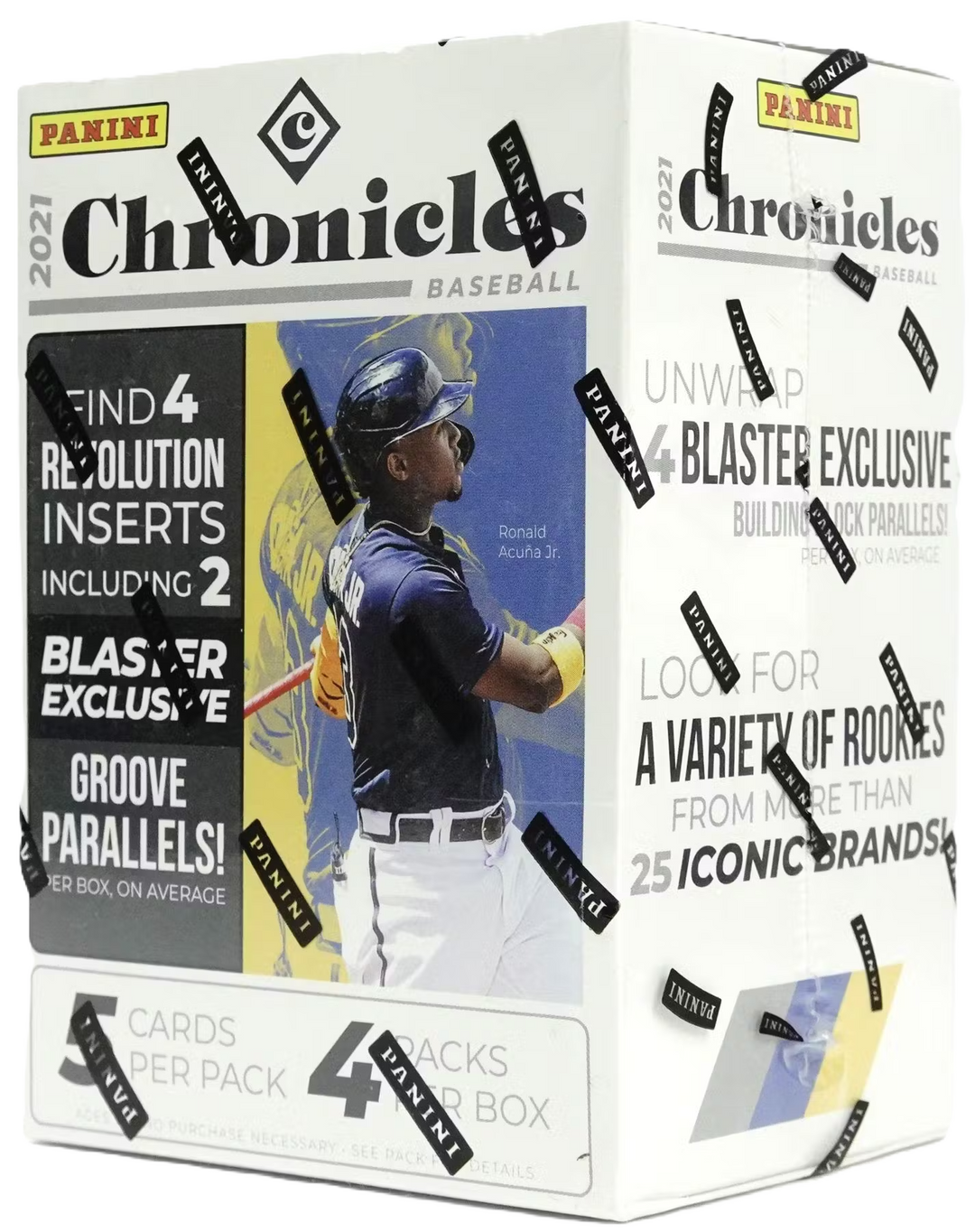 2021 Panini Chronicles Baseball 4-Pack Blaster Box (Groove Parallels)