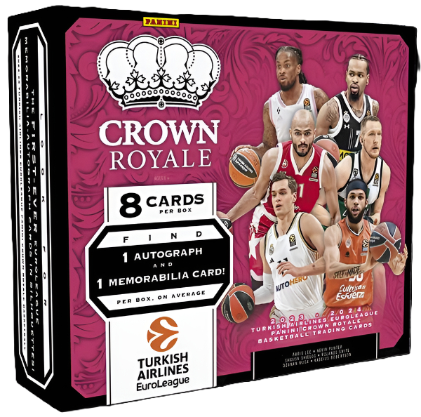 2023-24 Panini Crown Royale Turkish Airlines EuroLeague Basketball Hobby Box