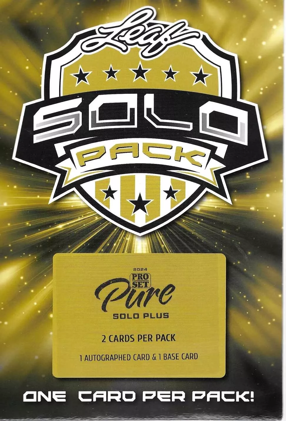 2024 Leaf Pro Set Pure Football Solo Pack