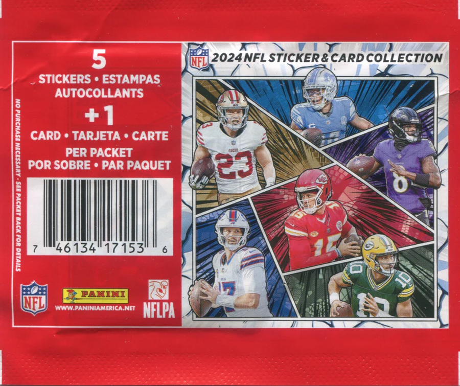 Nfl Sticker Collection 2024 Panini Football Sticker Collection Packet – Cash Cards Unlimited