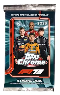 2025 Topps Chrome F1 Formula 1 Hobby Pack