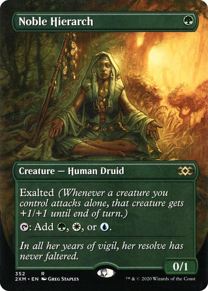 Noble Hierarch (Borderless) - Double Masters (2XM)