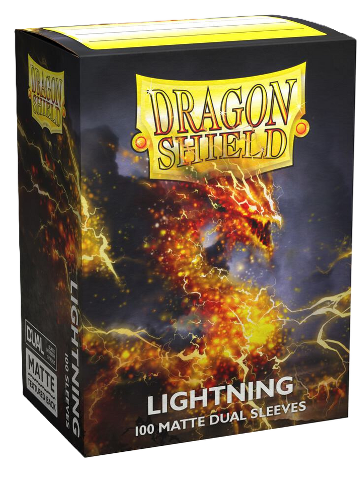 Dragon Shield Sleeves: Lightning Standard Dual Matte (Box Of 100)