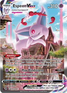 Espeon VMAX (Alternate Art Secret) - SWSH08: Fusion Strike (SWSH08)