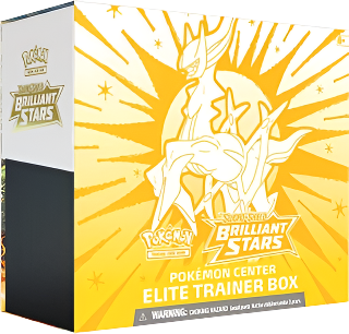 Sword & Shield - Brilliant Stars Pokemon Center Elite Trainer Box (Exclusive) - SWSH09 (Tear in plastic)