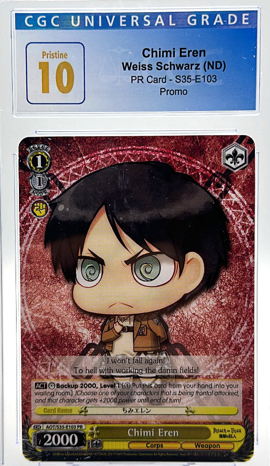 Chimi Eren AOT/S35-E103 PR Promo - Weiss Schwarz - CGC 10