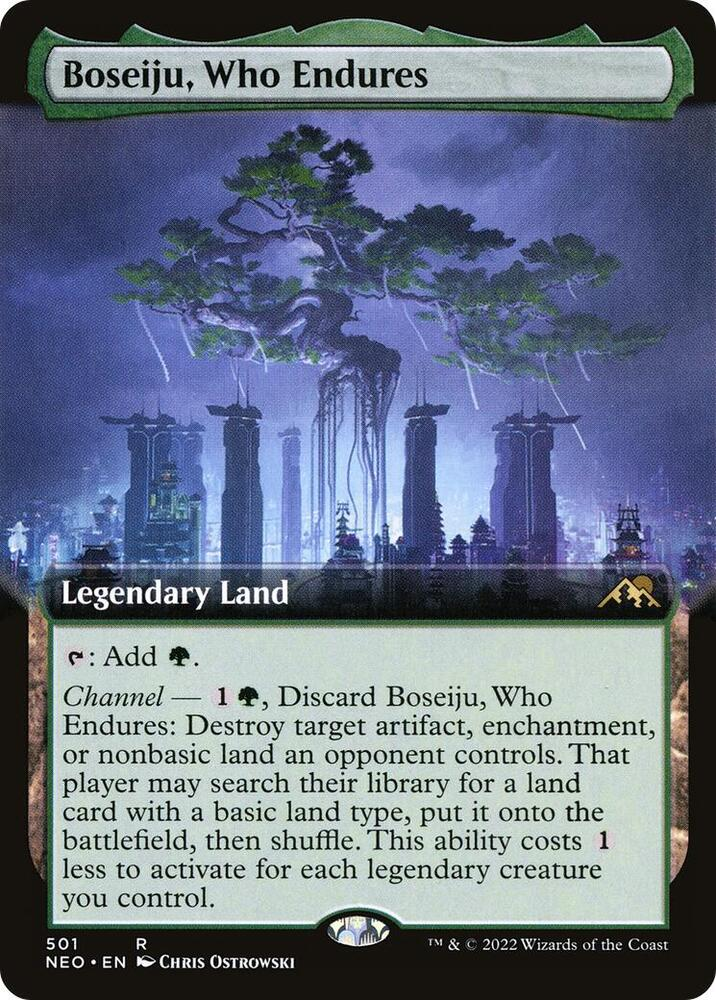 Boseiju, Who Endures (Extended Art) - Kamigawa: Neon Dynasty (NEO)
