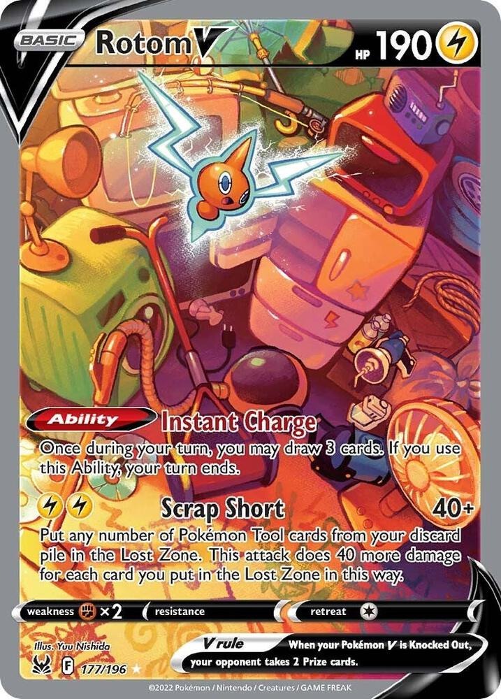 Rotom V (Alternate Full Art) - SWSH11: Lost Origin (SWSH11)