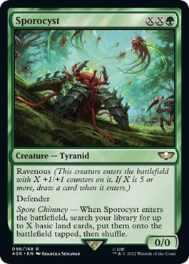 Sporocyst (Surge Foil) - Universes Beyond: Warhammer 40,000 (40K)