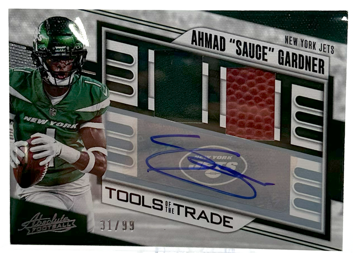 2023 Panini Absolute Football - Ahmad Sauce Gardner TOTT-ASG - Tools of the Trade /99