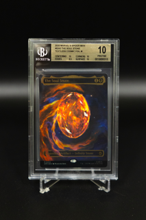 mtg card slabs The Wandering Emperor Slab Standee Gatherers' Tavern Miyukyee 50 Pack Card Case