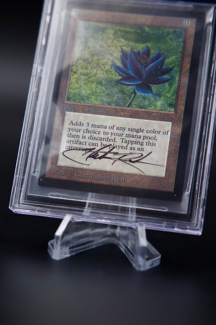 1993 Magic: The Gathering - Beta: Artist Proof- Black Lotus (C. Rush Signed)