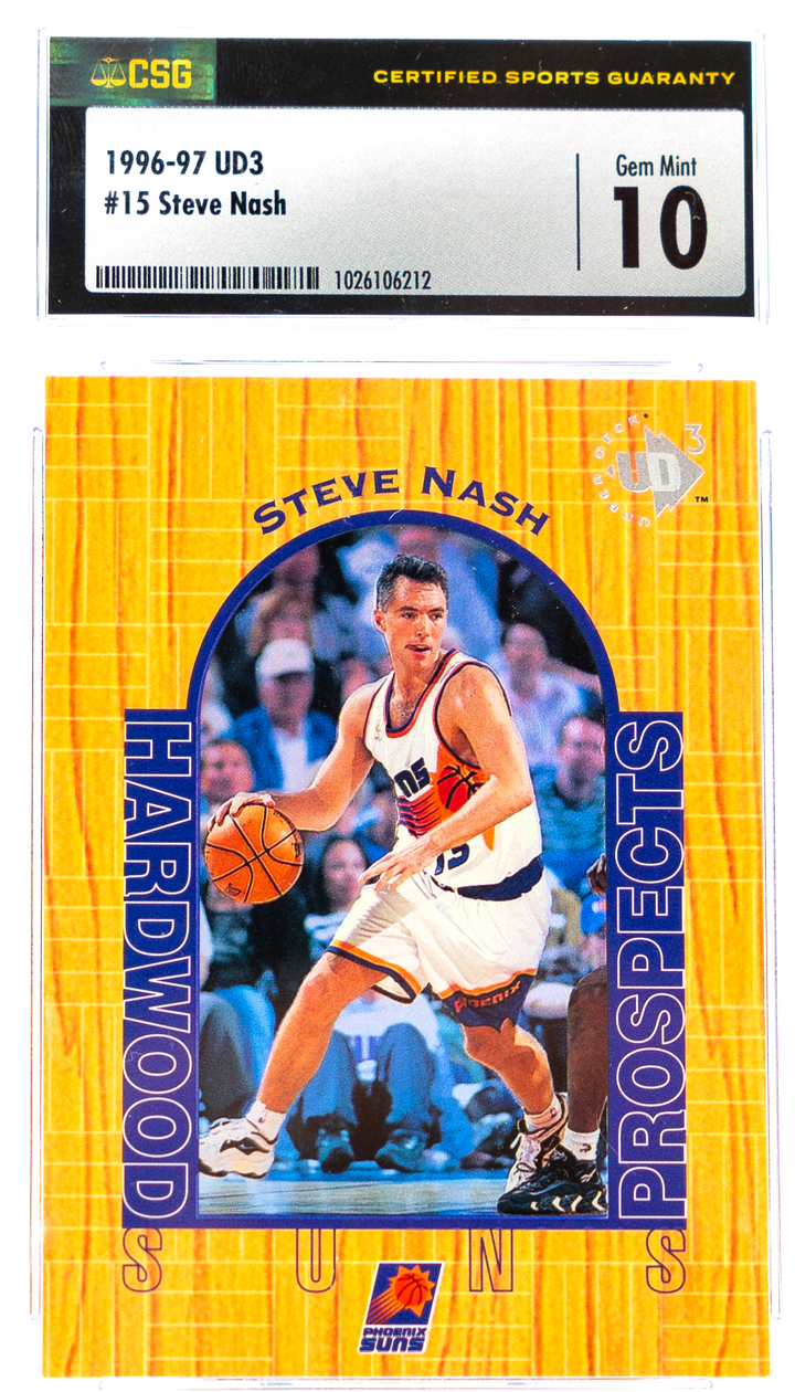 1996-97 UD3 Upper Deck - Steve Nash 15 - CSG CGC 10