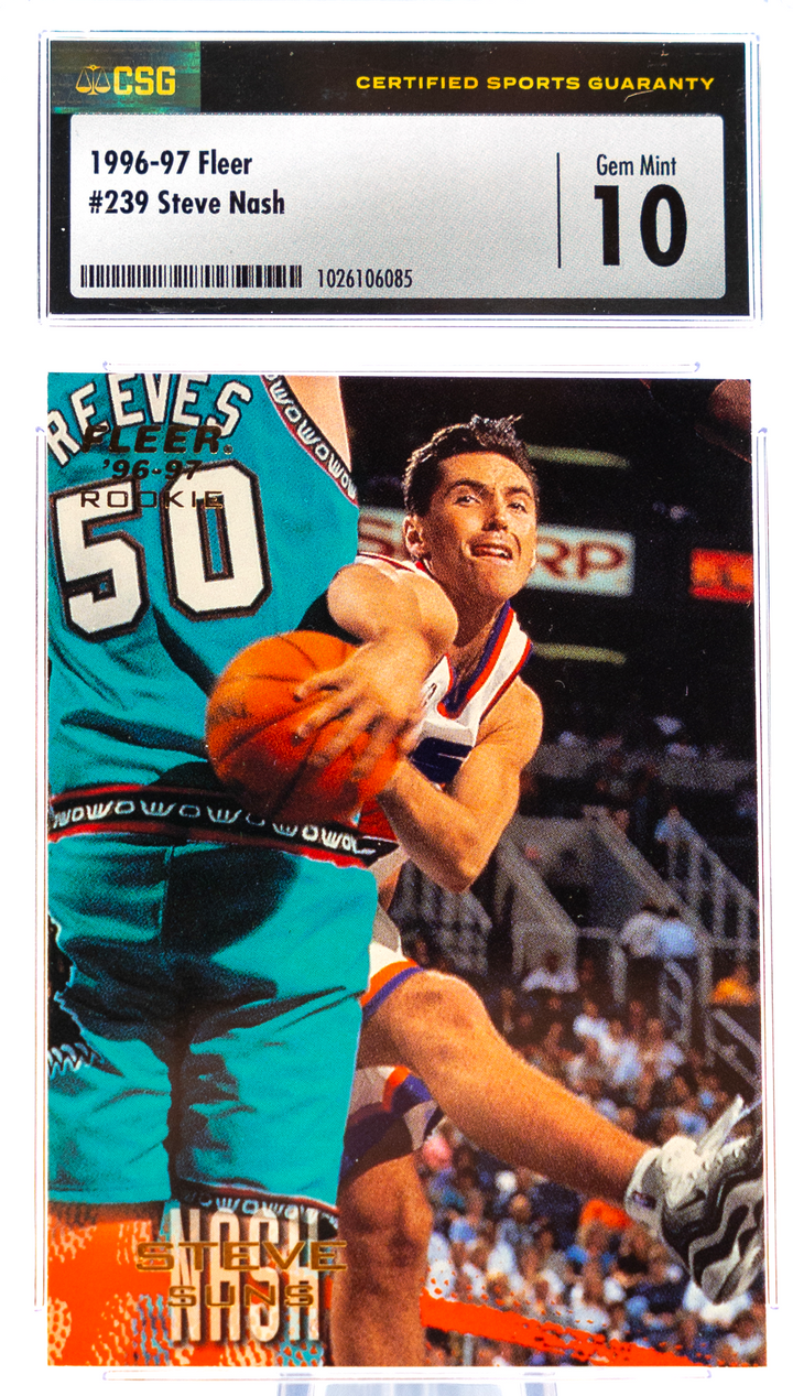 1996-97 Fleer - Steve Nash 239 - CSG CGC 10