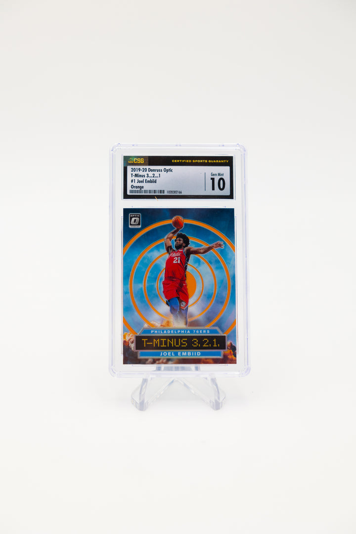 2019-20 Donruss Optic - Joel Embiid 1 - Orange /39 - CSG 10