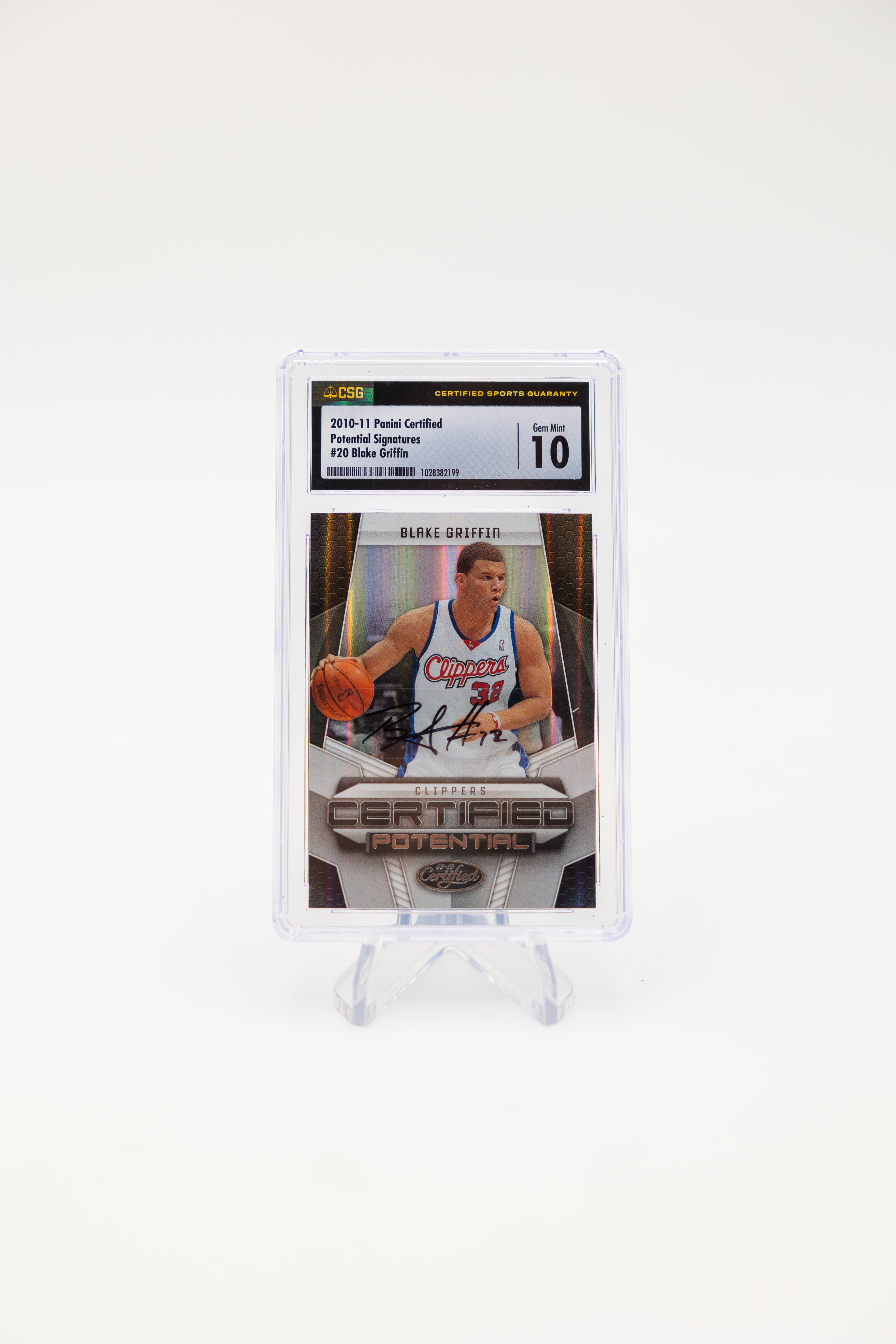 2010-11 Panini Certified - Blake Griffin 20 - Potential Signatures - CSG 10 / 10