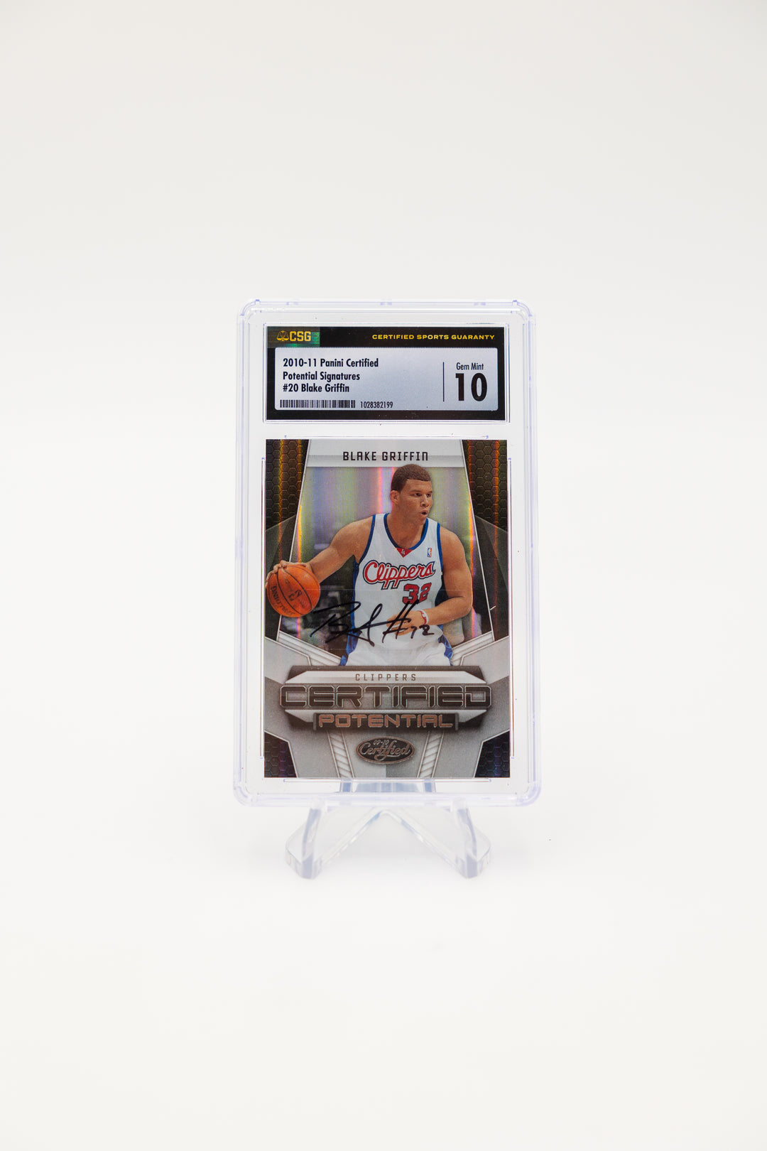 2010-11 Panini Certified - Blake Griffin 20 - Potential Signatures - CSG 10 / 10