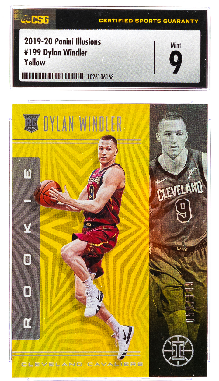 2019-20 Panini Illusions - Dylan Windler 199 - Yellow /149 - CSG CGC 9