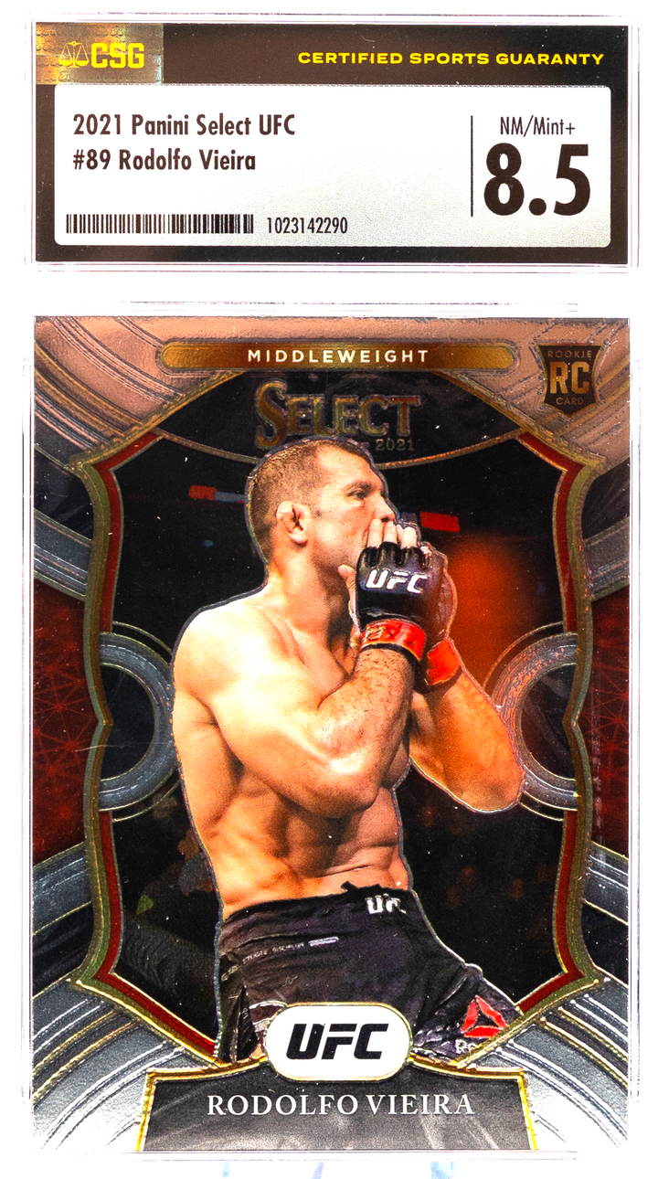 2021 Panini Select UFC - Rodolfo Vieira 89 - CSG CGC 8.5