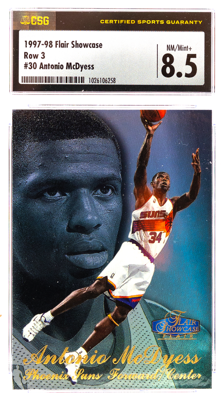 1997-98 Fleer Flair Showcase - Antonio McDyess 30 - Row 3 - CSG CGC 8.5