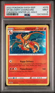 Special Delivery Charizard SWSH075 Pokemon Center promo - 2022 Pokemon - PSA 9