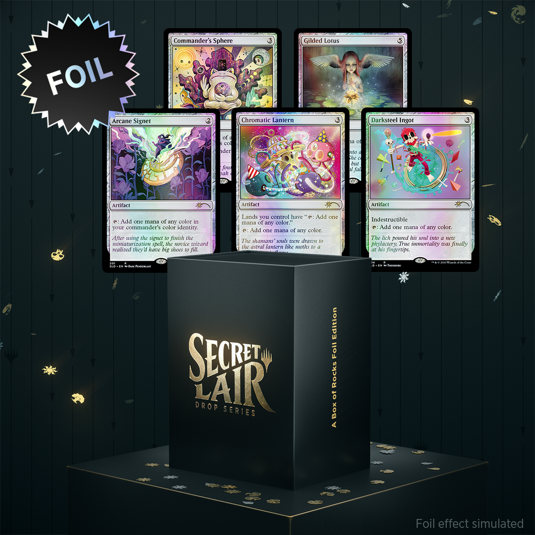 Secret Lair Drop: Secretversary Superdrop - A Box of Rocks - Traditional Foil Edition