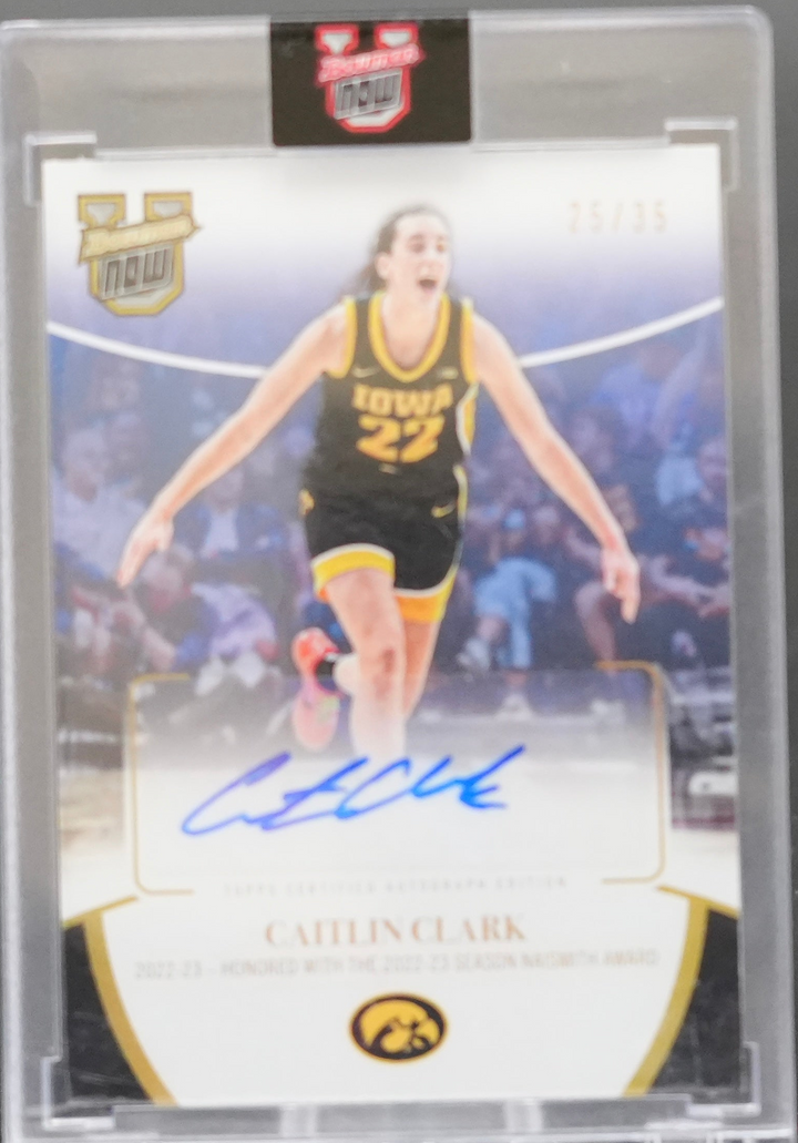 2024 Topps Bowman U Now - Caitlin Clark 9-AUT - Auto /35