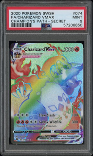 Charizard Vmax 074/073 Champions Path - 2020 Pokemon - PSA 9