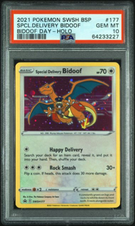 Special Delivery Bidoof SWSH177 Promo - 2021 Pokemon - PSA 10