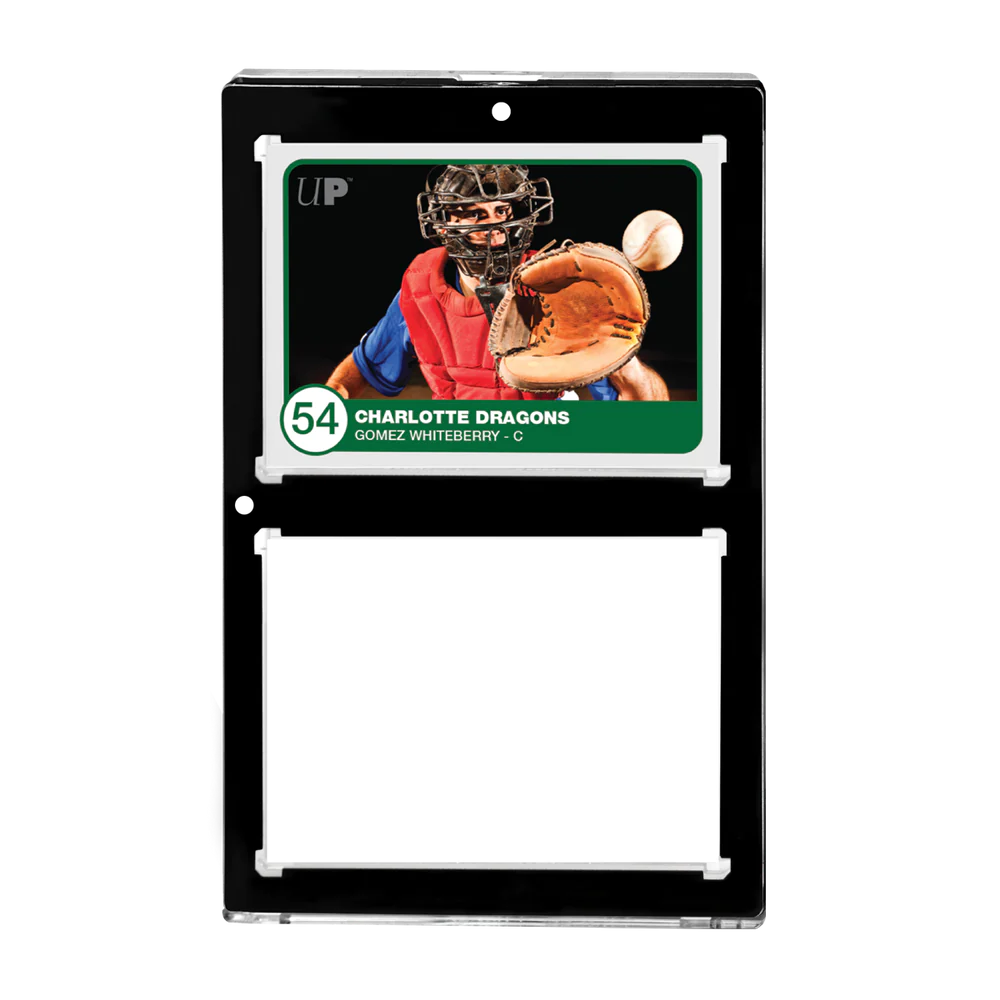 Ultra PRO 2-Card Black Border ONE-TOUCH Magnetic Holder
