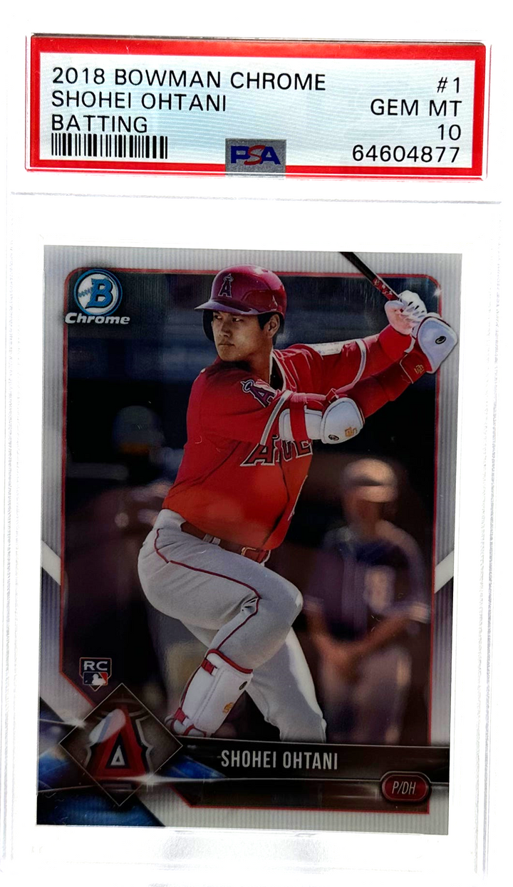 2018 Bowman Chrome - Shohei Ohtani 1 - Batting - PSA 10