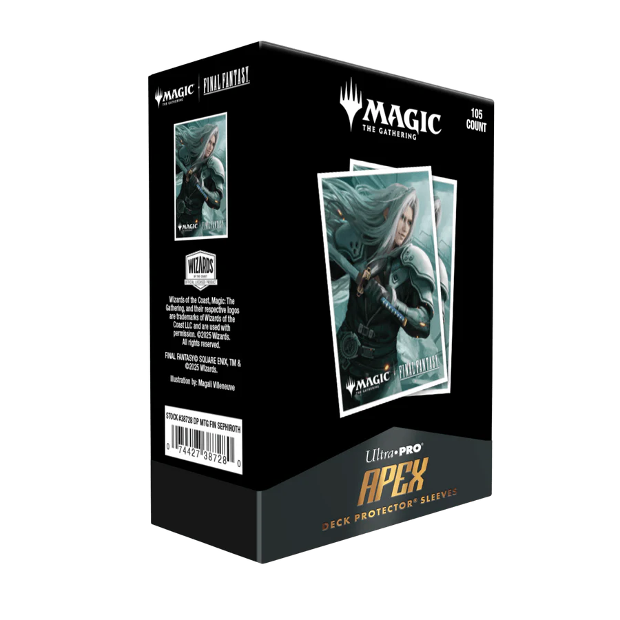 Ultra PRO: 105ct Standard Sleeves (APEX) - Final Fantasy (Cloud) Ultra PRO: 105ct Standard Sleeves (APEX) - Final Fantasy (Cloud)