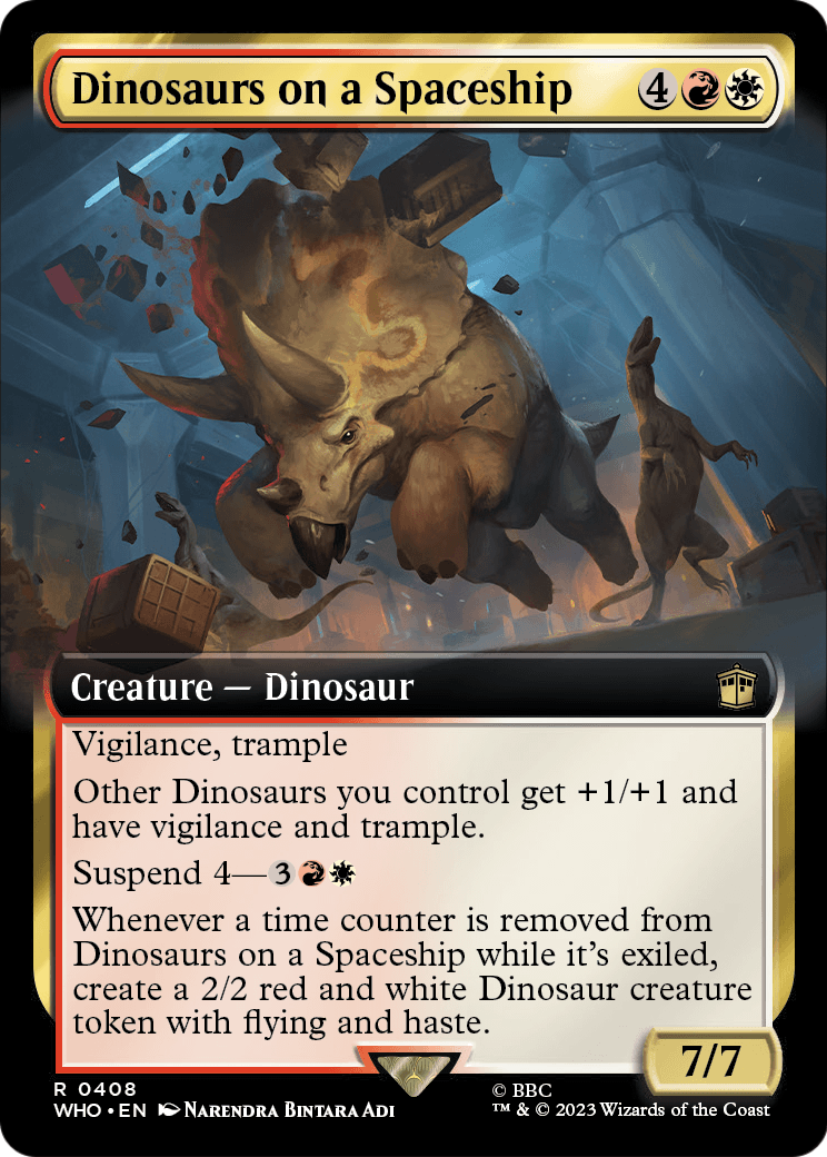 Dinosaurs on a Spaceship (Extended Art)