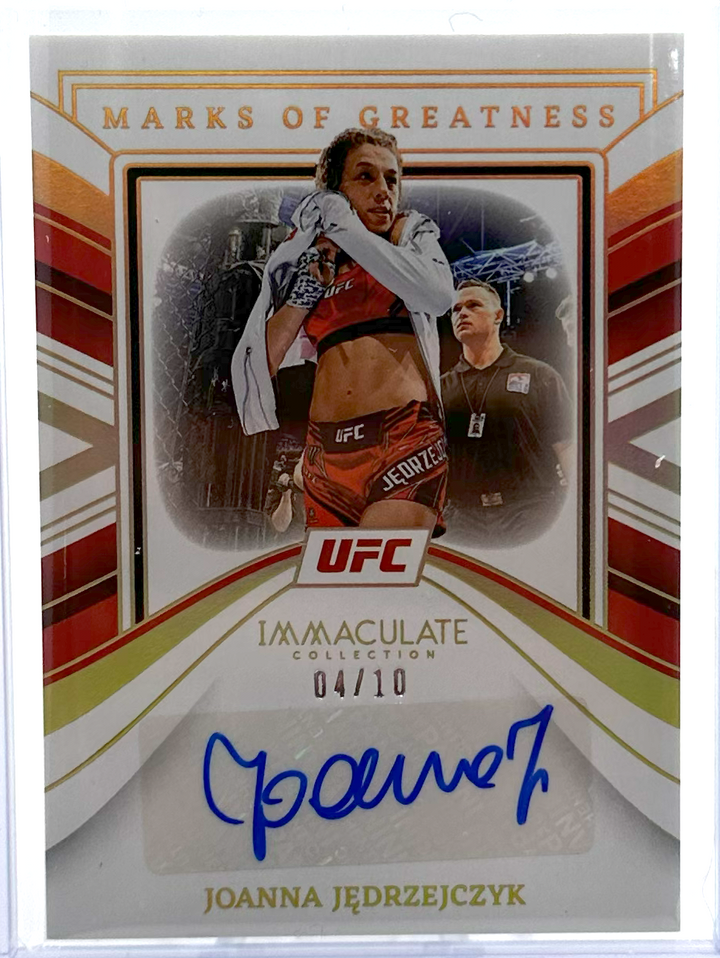 2023 Panini Immaculate UFC - Joanna Jedrzejczyk MG-JJK - Marks Of Greatness /10