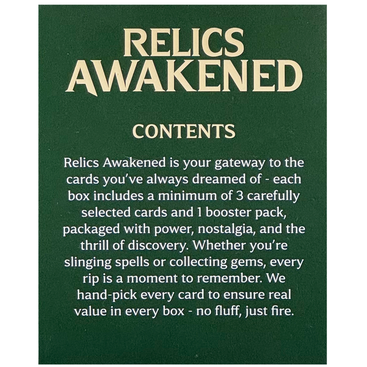 Relics Awakened Magic: The Gathering - $50 Repack