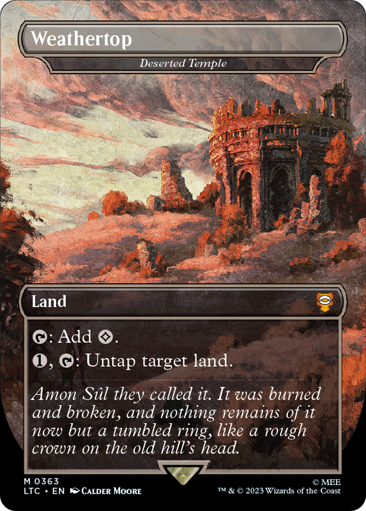 Weathertop - Deserted Temple (Borderless)